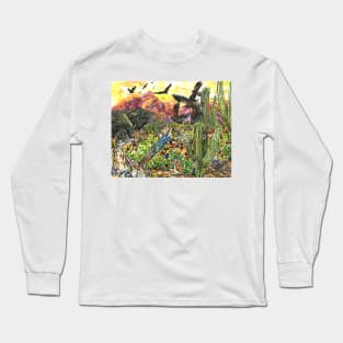 Desert Magic (Sonoran Desert Wildlife) Long Sleeve T-Shirt